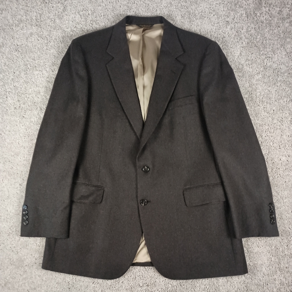 Vintage 1980s Nino Cerruti Wool 44R Mens Blazer - Picture 2 of 15